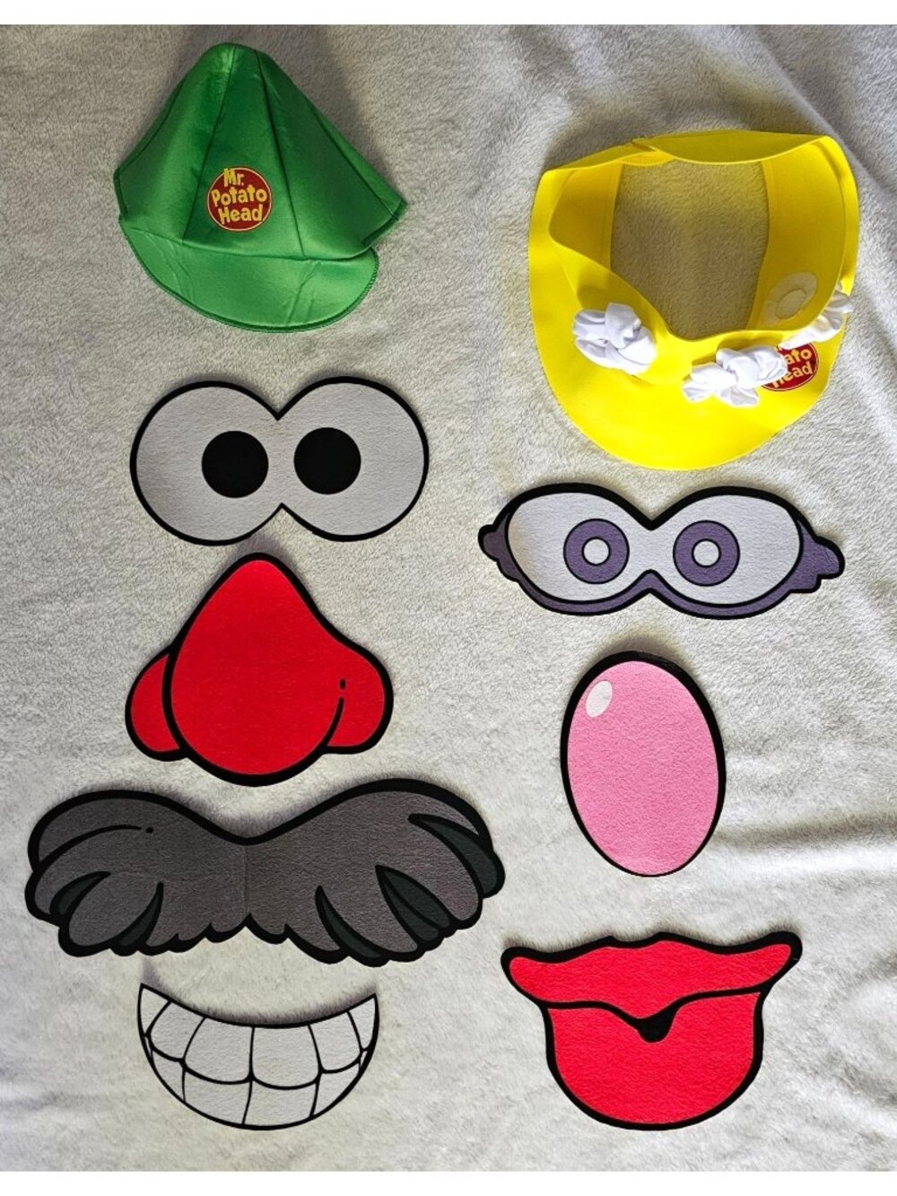 Mr and Mrs Potato Head Adult Costume Kit Halloween Couples Party Toy Story Game